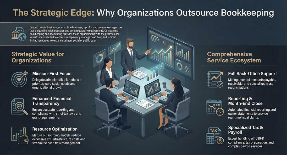 Outsourced Bookkeeping Benefit for Organisations